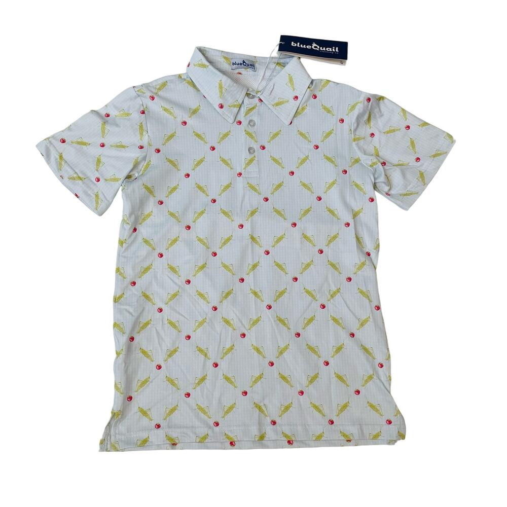 NWT Blue Quail Size 18M Grasshopper Polo